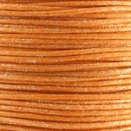 Waxkoord 1.0 mm Oranje metallic